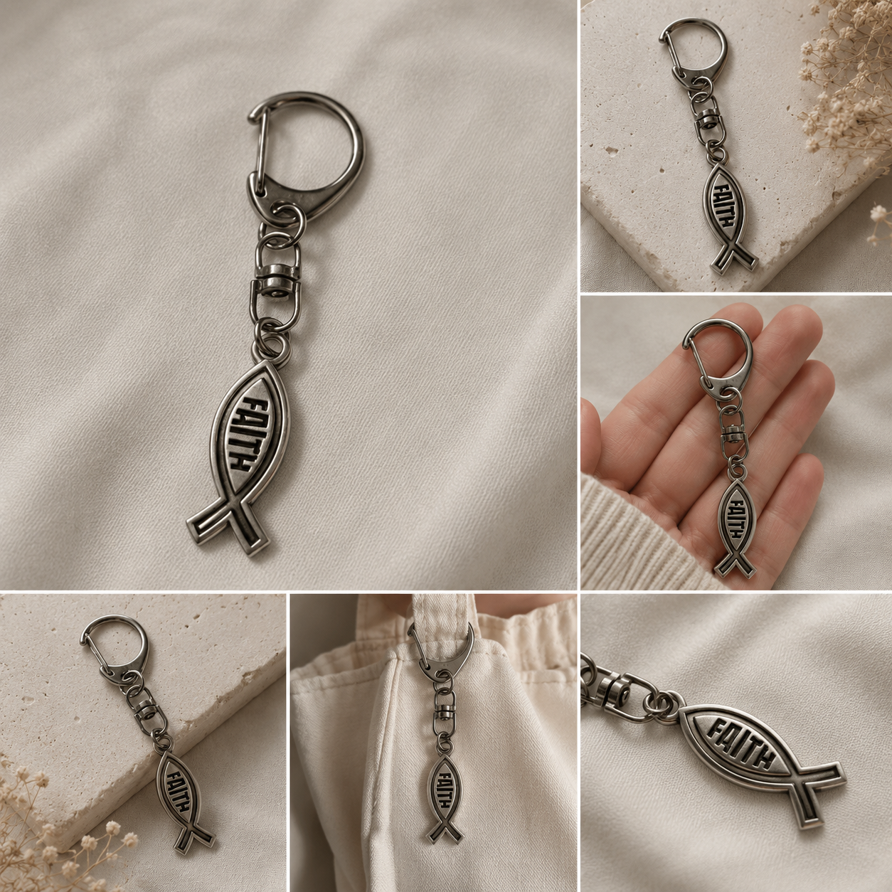 Faith Keychain