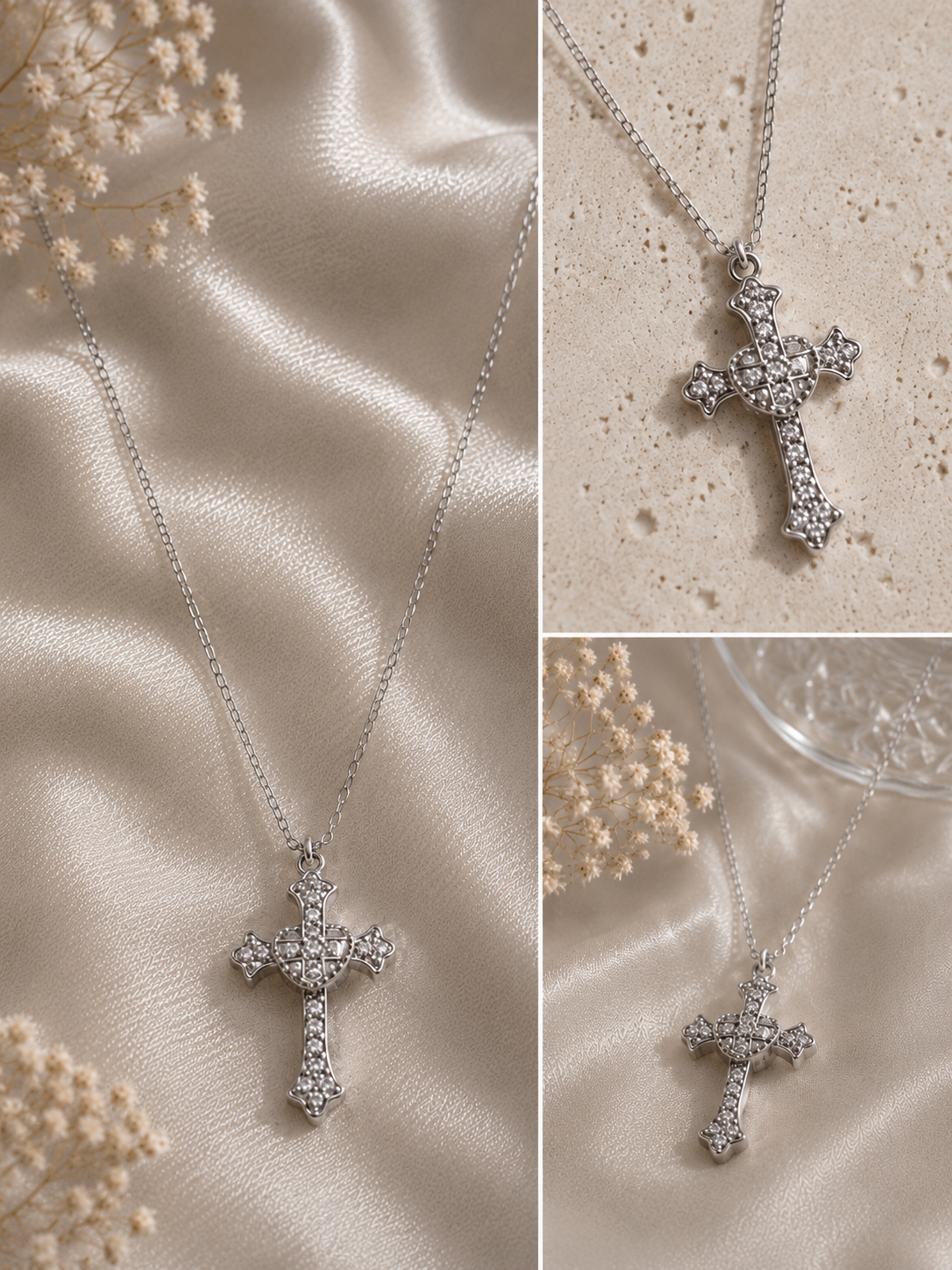 Silver Cross Necklace
