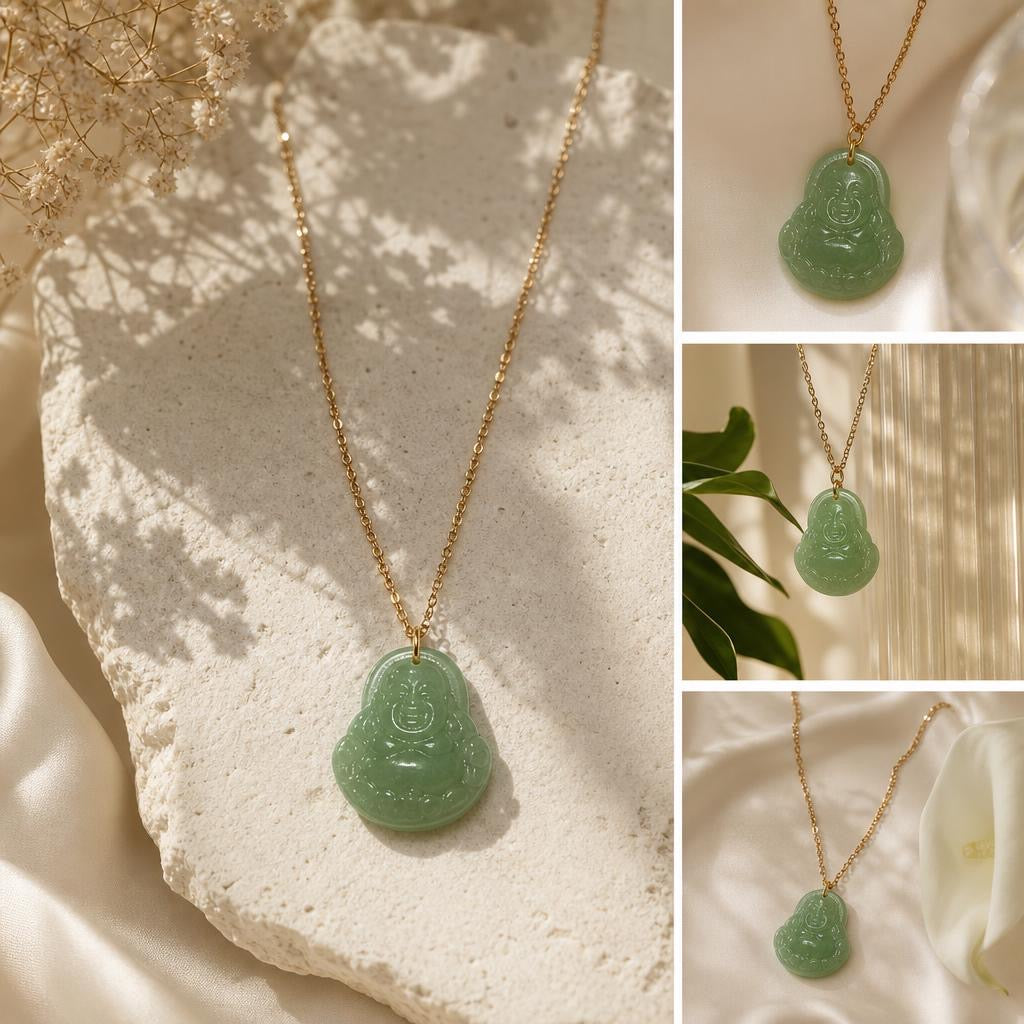 Laughing Buddha Necklace
