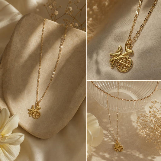 Chinese Blessing Necklace